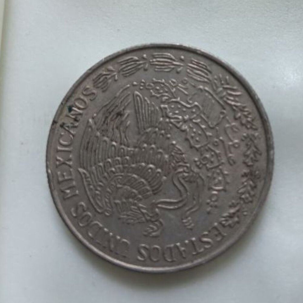 Mexican 1981 Un Peso Mexico/1 Peso Coin - Picture 2 of 2